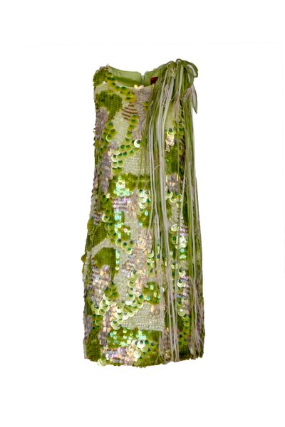 Rochie Gorgeous Green Short Couture