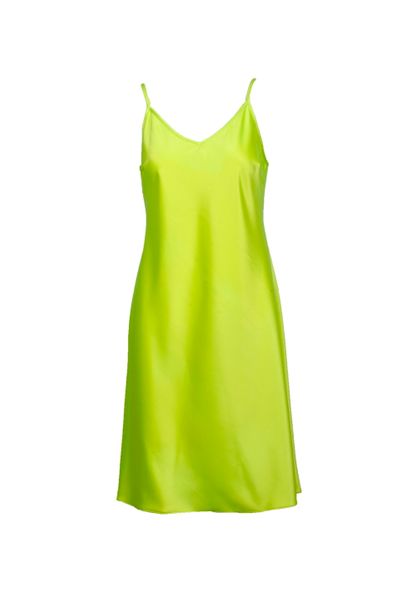 Negligee din tafta  Electric Yellow