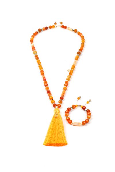 Set bijuterii Electric Orange Galaxy Set bijuterii Electric Orange Galaxy