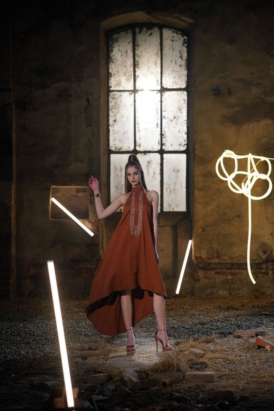 Rochie Nedelia Copper Kingdom of Ivory