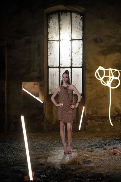 Rochie Elsa Copper Kingdom of Ivory