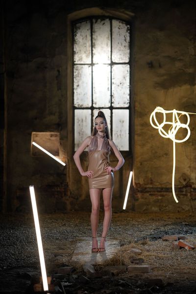 Rochie Ariel Beige Kingdom of Ivory