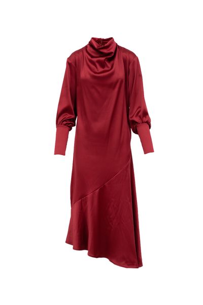 Rochie Asymmetric Burgundy 