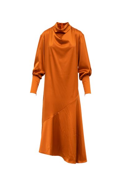 Rochie Asymmetric Caramel 