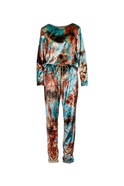 Trening de interior din Catifea Blue Coffee Comfy Home