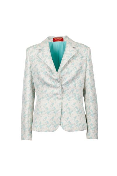 Sacou din jacquard Mint Riviera
