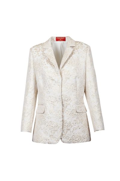 Sacou din jacquard Light Gold Mix Sacou din jacquard Light Gold Mix