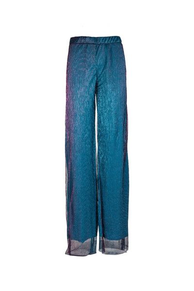Pantaloni din Lurex Aqua Basic