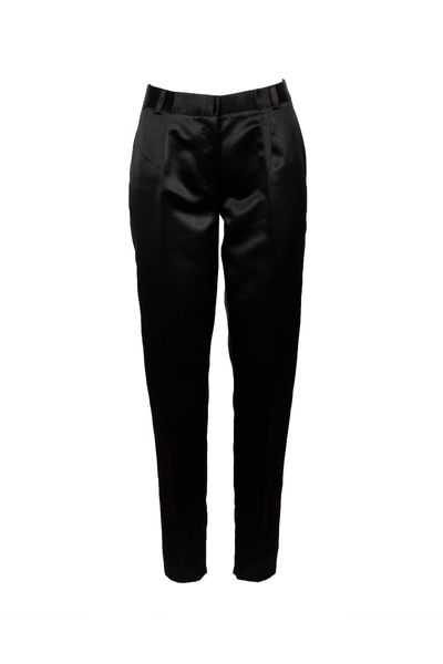 Pantaloni din mătase Shine Black Emotions