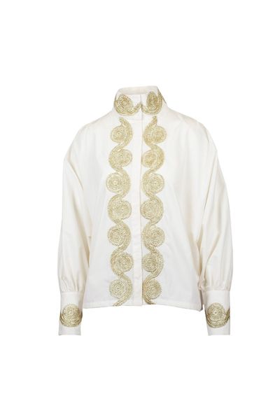 Cămașă din bumbac Ivoire Calushar Cămașă din bumbac Ivoire Calushar