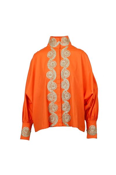 Cămașă din bumbac Orange Calushar Cămașă din bumbac Orange Calushar
