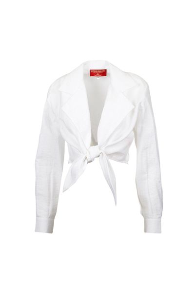 Cămașă din bumbac White Urban Gitana