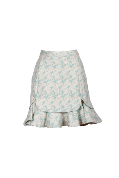 Fustă din jacquard Mint Riviera