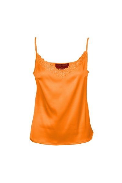 Top Doll din satin Chic Orange