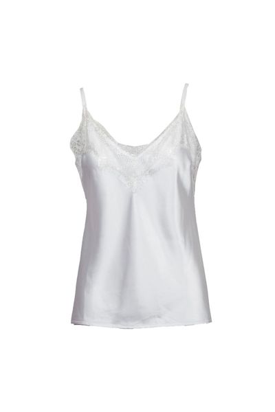 Top din mătase White Doll Emotions