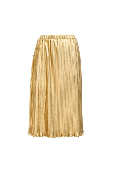 Fustă Gold Pleated Skirt